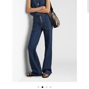 Veronica Beard Crosbie high rise wide leg size 27 NWT